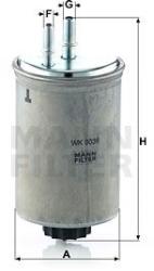 Mann-filter filtru combustibil MANN-FILTER WK 9036 (WK 9036) - automobilus