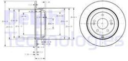 DELPHI Disc frana DELPHI BG4335 (BG4335) - automobilus