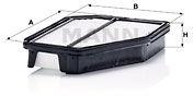 Mann-filter Filtru aer MANN-FILTER C 28 023 (C 28 023) - automobilus