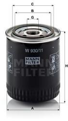 Mann-filter Filtru ulei MANN-FILTER W 930/11 (W 930/11) - automobilus