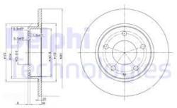 DELPHI Disc frana DELPHI BG2806 (BG2806) - automobilus