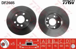 TRW Disc frana TRW DF2665 - automobilus
