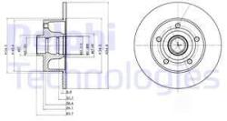 DELPHI Disc frana DELPHI BG3030 (BG3030) - automobilus