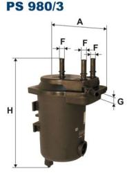 FILTRON filtru combustibil FILTRON PS 980/3 (PS 980/3) - automobilus