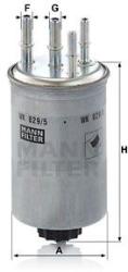 Mann-filter filtru combustibil MANN-FILTER WK 829/5 (WK 829/5) - automobilus