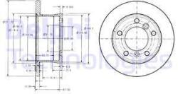 DELPHI Disc frana DELPHI BG3237 (BG3237) - automobilus