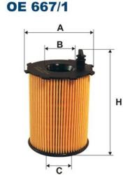 FILTRON Filtru ulei FILTRON OE 667/1 (OE 667/1) - automobilus
