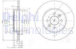 DELPHI Disc frana DELPHI BG3992 (BG3992) - automobilus