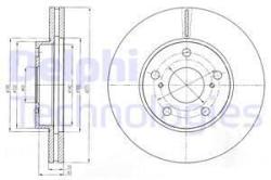 DELPHI Disc frana DELPHI BG4234C (BG4234C) - automobilus