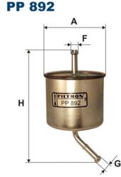 FILTRON filtru combustibil FILTRON PP 892 (PP 892) - automobilus