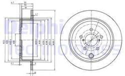 DELPHI Disc frana DELPHI BG4158 (BG4158) - automobilus