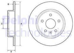 DELPHI Disc frana DELPHI BG4761C (BG4761C) - automobilus