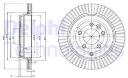DELPHI Disc frana DELPHI BG4020C (BG4020C) - automobilus