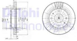DELPHI Disc frana DELPHI BG3750 (BG3750) - automobilus