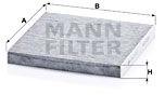 Mann-filter Filtru, aer habitaclu MANN-FILTER CUK 22 021 (CUK 22 021)