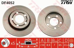 TRW Disc frana TRW DF4052 (DF4052) - automobilus