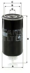 Mann-filter filtru combustibil MANN-FILTER WK 724/4 (WK 724/4) - automobilus