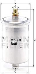 Mann-filter filtru combustibil MANN-FILTER WK 845 - automobilus