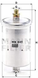Mann-filter filtru combustibil MANN-FILTER WK 845 (WK 845) - automobilus