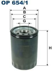 FILTRON Filtru ulei FILTRON OP 654/1 (OP 654/1) - automobilus