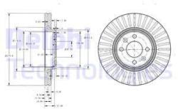 DELPHI Disc frana DELPHI BG3430 (BG3430) - automobilus