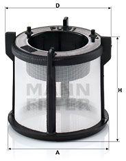 Mann-filter filtru combustibil MANN-FILTER PU 51 x - automobilus