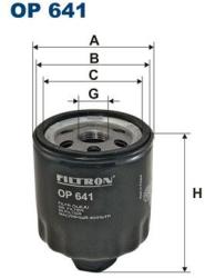 FILTRON Filtru ulei FILTRON OP 641 (OP 641) - automobilus