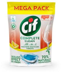 Cif Complete Clean All-in-One mosogatógép tabletta - citrom 70 db