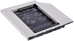 Adaptor HDD/SSD Caddy OEM pentru unitati optice 9.5 mm SATA2 (CADDY95SS2)
