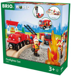 BRIO Set trenulet pompieri, Brio 33815