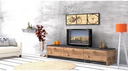Puqa Design Pega fekete-zafír tv állvány 160 x 35 x 35 cm (835PUQ3031)