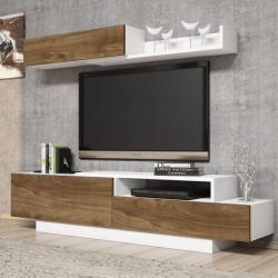 Puqa Design Elda fehér-dió tv szekrény (835PUQ3008)