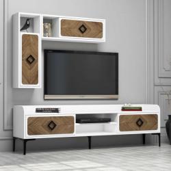 Hommy Craft Samba fehér-dió tv szekrény (845HCT3076)