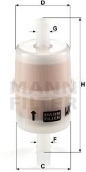 Mann-filter filtru combustibil MANN-FILTER WK 32/7 (WK 32/7) - automobilus