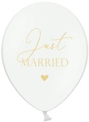 PartyDeco Balon din latex Just Married