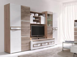 MobAmbient Bibliotecă living, 300 x 198 x 60 cm - model PASSIONATA