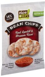 RiceUP! teljes kiőrlésű barna rizs chips vöröslencsével 60g