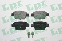 LPR set placute frana, frana disc LPR 05P780 (05P780)