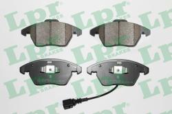 LPR set placute frana, frana disc LPR 05P866 (05P866)