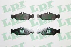 LPR set placute frana, frana disc LPR 05P609 (05P609)