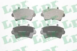 LPR set placute frana, frana disc LPR 05P884 (05P884)