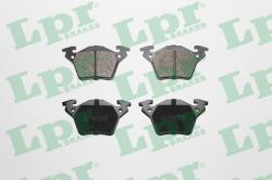 LPR set placute frana, frana disc LPR 05P948 (05P948)