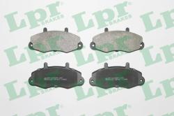 LPR set placute frana, frana disc LPR 05P481 (05P481)