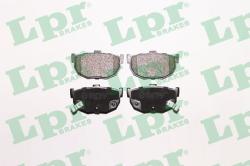 LPR set placute frana, frana disc LPR 05P089 (05P089)