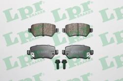 LPR set placute frana, frana disc LPR 05P811 (05P811)