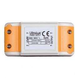 Ultralux Sursa de alimentare pentru benzi LED, 6W, 12V DC, nerezistenta la apa, mini (ZNP126)