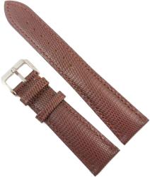 Peyton Curea de Ceas din Piele Naturală Maro - Imprimeu Șopârlă - 12-24 mm - Peste 60 de Proceduri - Interior Piele de Capră (WZ4152)