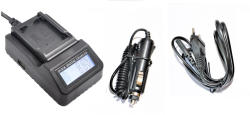 Digital Power Incarcator rapid cu LCD compatibil Nikon EN-EL15 (J-EN-EL15-L+)