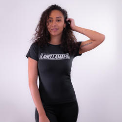 Labellamafia Mesh Black női póló - LABELLAMAFIA S