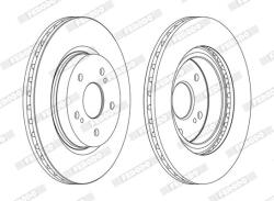 FERODO Disc frana FERODO PREMIER DDF1635C (DDF1635C)